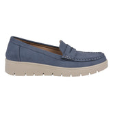 Women's Fallon Blue Penny Slip-on Loafer Flats
